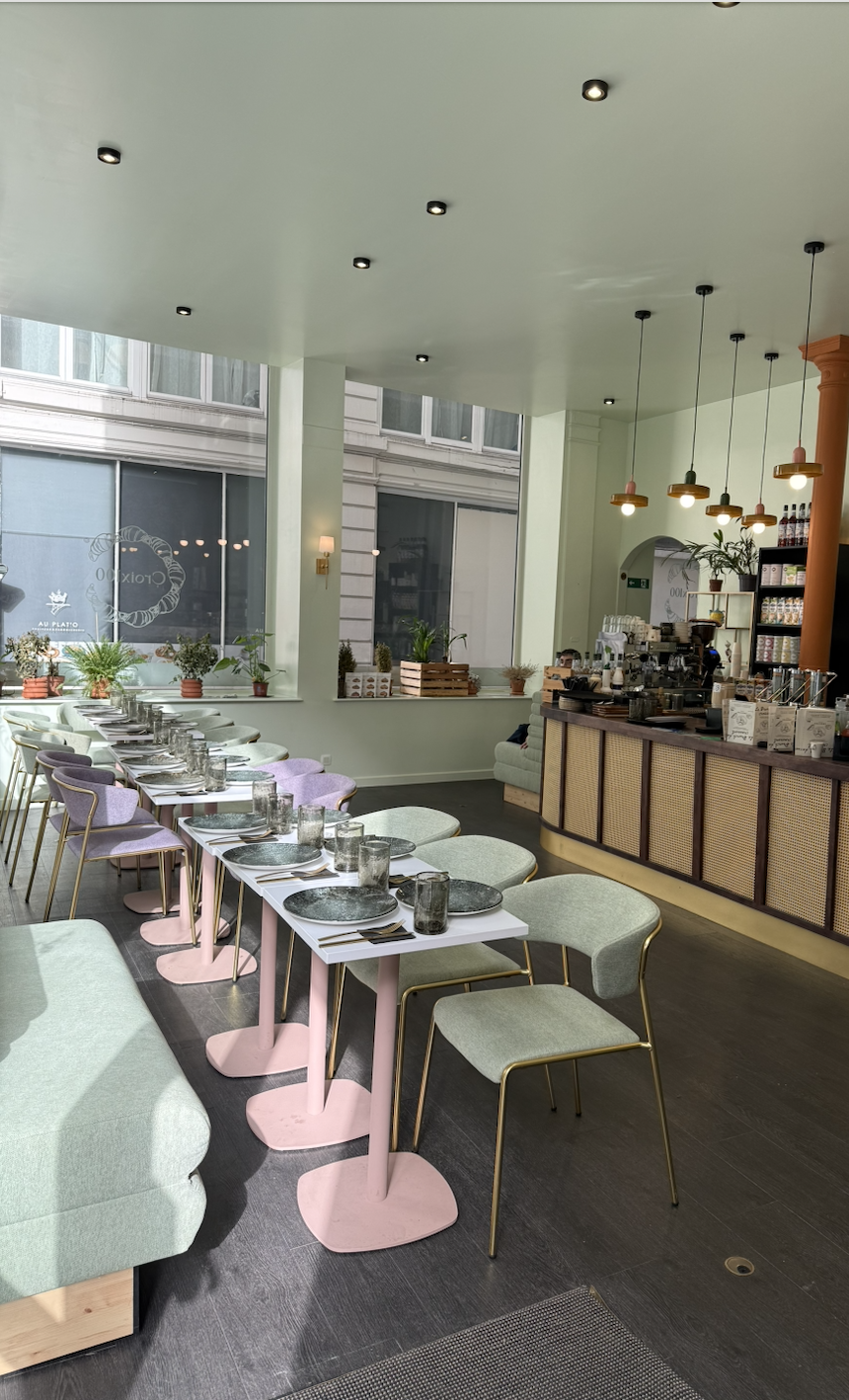 Table dressée pour événement privé — Croix100 Gare Centrale Bruxelles