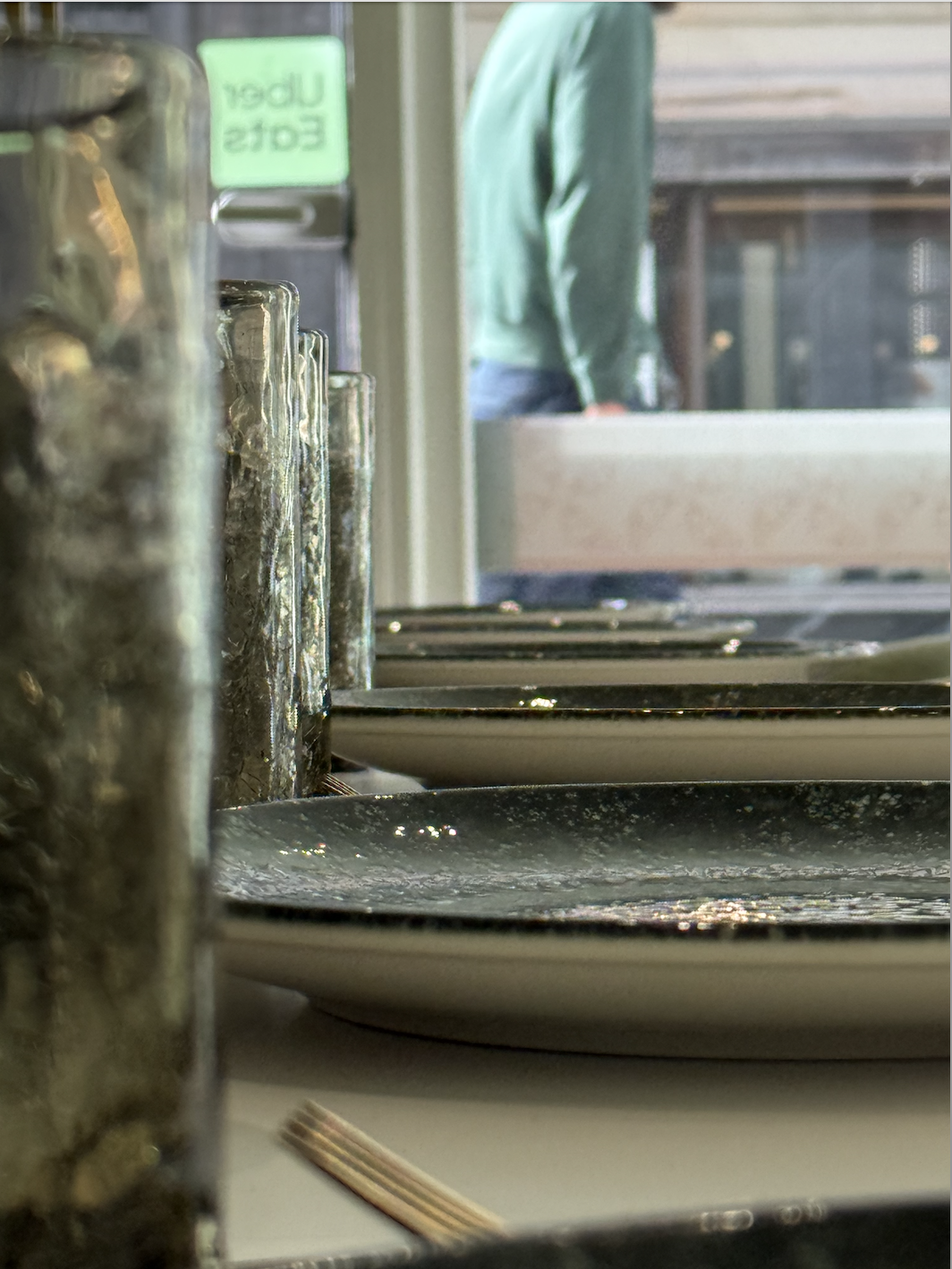 Espace privé éclairé pour dîner — restaurant Croix100 Bruxelles